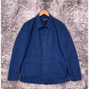 Epaulet Los Angeles Chore Jacket 38 Mens Blue Canvas
